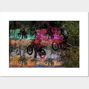 Dirt Biking Racing - Motocross Riders Posters and Art